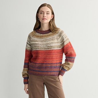 Women's Farmers Market Long Sleeve Pullover Sweater