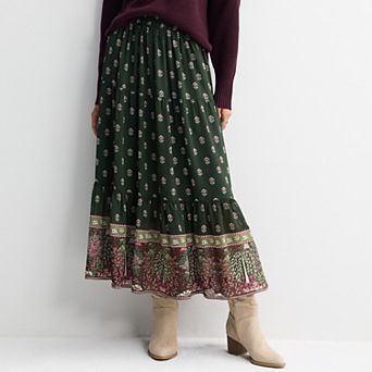 Women's Farmers Market Maxi Skirt