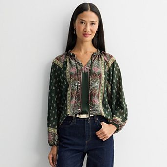 Women's Farmers Market Balloon Sleeve Top