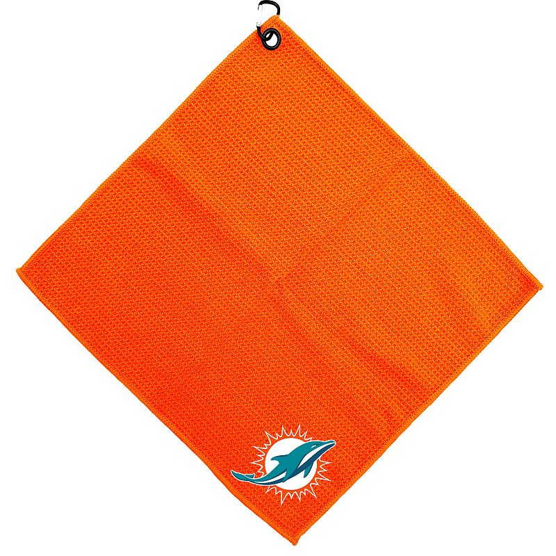 NFL Miami Dolphins 15" x 15" Microfiber Towel, Orange