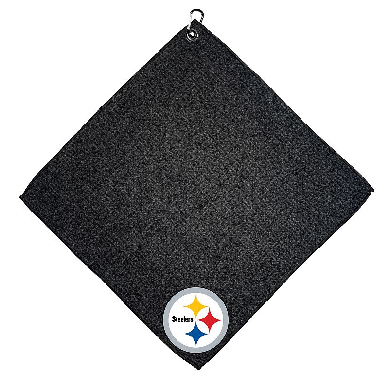 NFL Pittsburgh Steelers 15" x 15" Microfiber Towel, Black