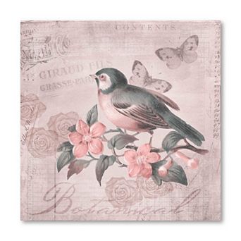 COURTSIDE MARKET Spring Bird Canvas Wall Art