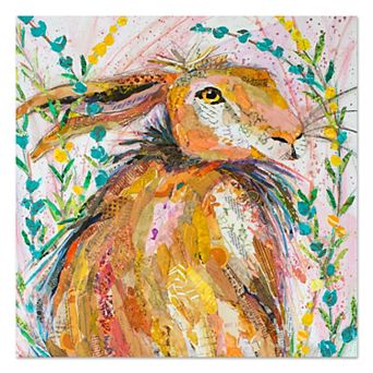COURTSIDE MARKET Easter Bunny Canvas Wall Art