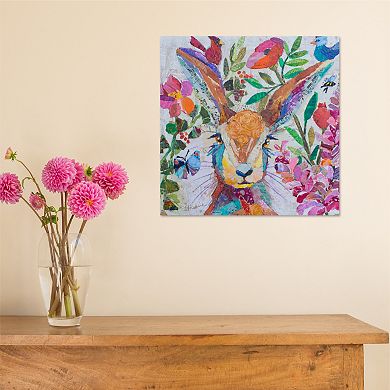 COURTSIDE MARKET Spring Hare Canvas Wall Art