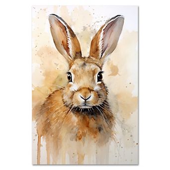 COURTSIDE MARKET Rabbit Jack Canvas Wall Art