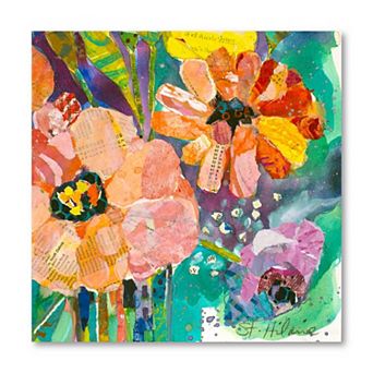 COURTSIDE MARKET Bright Blooms Canvas Wall Art