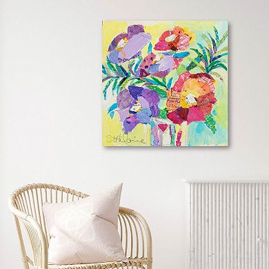 COURTSIDE MARKET Floral Friends Canvas Wall Art