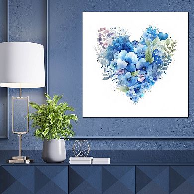 COURTSIDE MARKET Floral Heart III Canvas