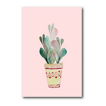 COURTSIDE MARKET Succulent Canvas Wall Art