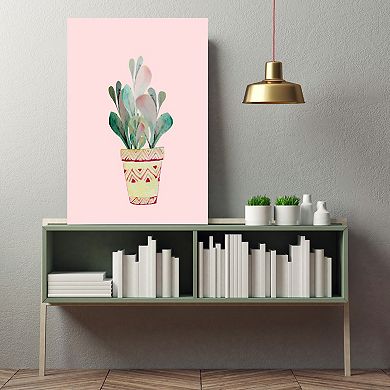COURTSIDE MARKET Succulent Canvas Wall Art