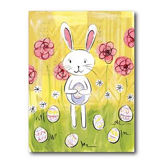 COURTSIDE MARKET Easter Bunny Hunt I Canvas Wall Art