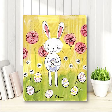 COURTSIDE MARKET Easter Bunny Hunt I Canvas Wall Art