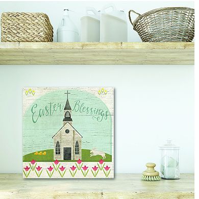 COURTSIDE MARKET Easter Blessings Canvas Wall Art