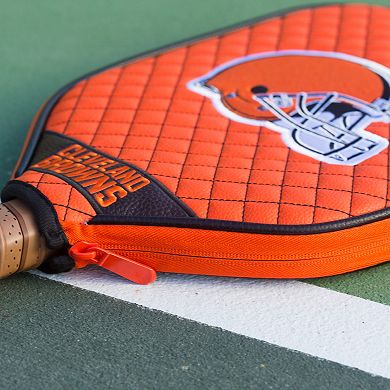 Cleveland Browns Quilted Pickleball Paddle Cover