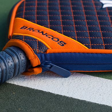 Denver Broncos Quilted Pickleball Paddle Cover