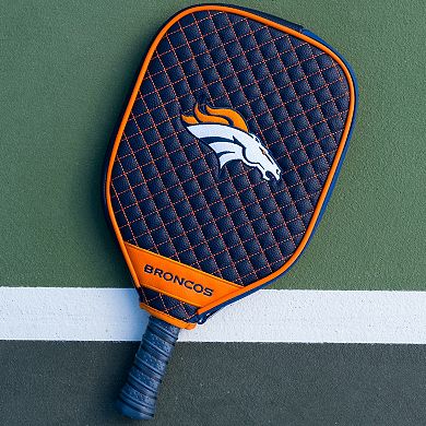Denver Broncos Quilted Pickleball Paddle Cover