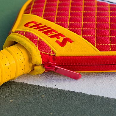 Kansas City Chiefs Quilted Pickleball Paddle Cover