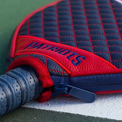 Team Golf New England Patriots Quilted Pickleball Paddle Cover