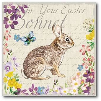 COURTSIDE MARKET Easter Garden I Canvas Wall Art
