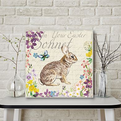 COURTSIDE MARKET Easter Garden I Canvas Wall Art