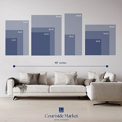 COURTSIDE MARKET Easter Garden II Canvas Wall Art