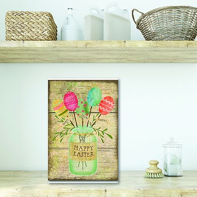 COURTSIDE MARKET Easter Jar Canvas Wall Art