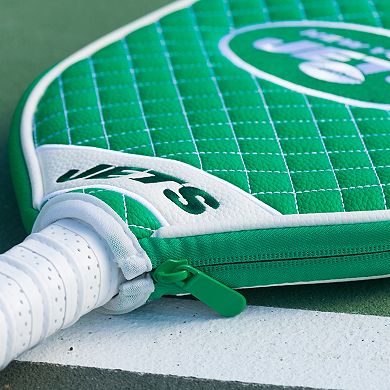 Team Golf New York Jets Quilted Pickleball Paddle Cover