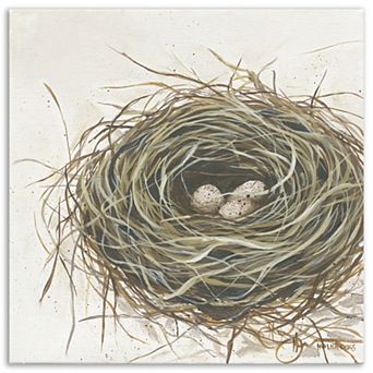 COURTSIDE MARKET The New Life Nest Canvas Wall Art
