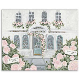 COURTSIDE MARKET Le Petit Fleuriste Canvas Wall Art
