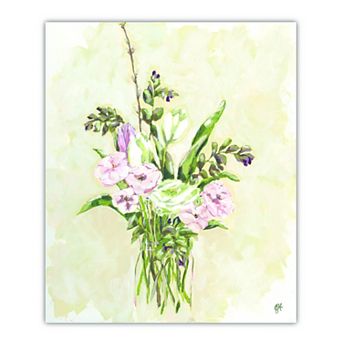 COURTSIDE MARKET Flower Farm Bouquet I Canvas