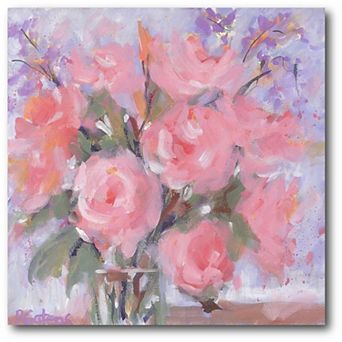 COURTSIDE MARKET Champagne Pinks Canvas Wall Art