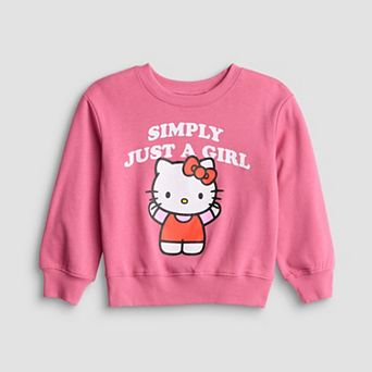 Baby & Toddler Girl Jumping Beans® Hello Kitty Simply Just A Girl Graphic Pullover