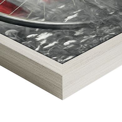 Masterpiece Patriotic Bicycle Framed Canvas Wall Art