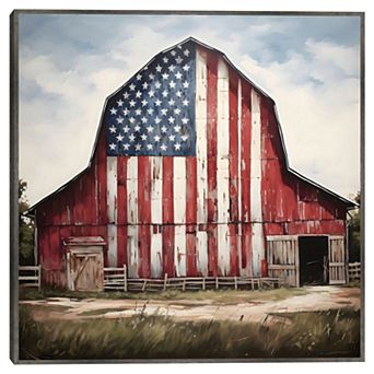 Masterpiece Americana 2 Framed Canvas Wall Art
