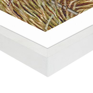 Masterpiece Stars, Stripes and Sea Oats Framed Canvas Wall Art