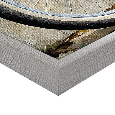 Masterpiece Bicycle Blooms Framed Canvas Wall Art