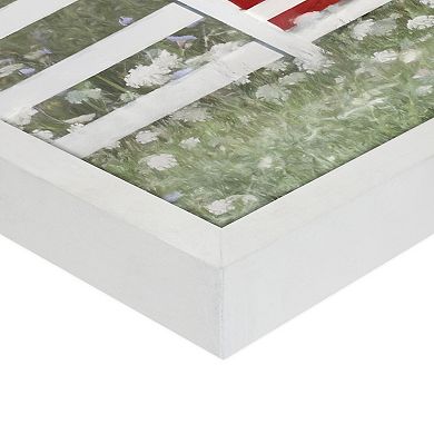 Masterpiece Patriotic Farm Framed Canvas Wall Art