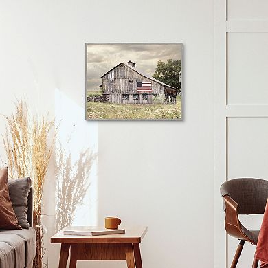 Masterpiece Rural Virginia Barn Framed Canvas Wall Art