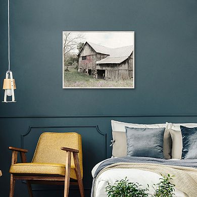 Masterpiece The American Farmer Framed Canvas Wall Art