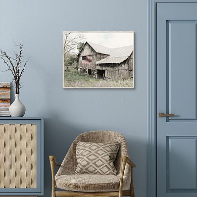 Masterpiece The American Farmer Framed Canvas Wall Art