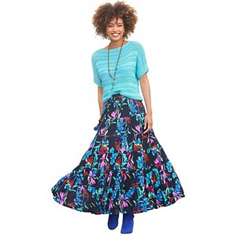 Joe Browns Women's Plus Size Boho Tiered Maxi Skirt