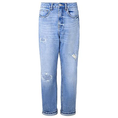 Joe Browns Women's Plus Size Distressed Mom Jeans