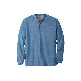 KingSize Men's Big & Tall Soft Waffle Henley
