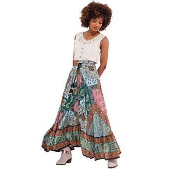 Joe Browns Women's Plus Size Flounce Tassel Maxi Skirt