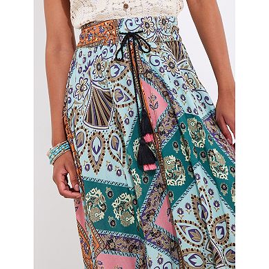 Joe Browns Women's Plus Size Flounce Tassel Maxi Skirt