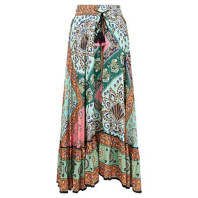 Joe Browns Women's Plus Size Flounce Tassel Maxi Skirt