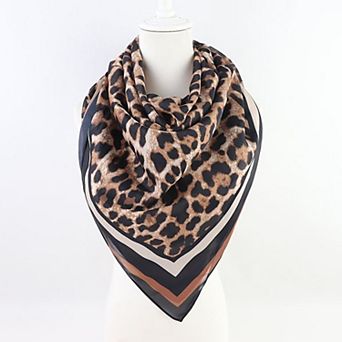 Women's Nine West Leopard Square Scarf
