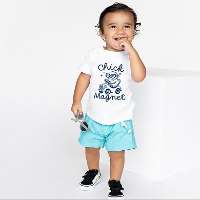 Chick Magnet Car - Toddler Short Sleeve Graphic T-Shirt