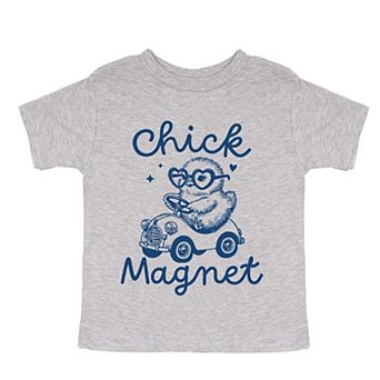 Chick Magnet Car - Toddler Short Sleeve Graphic T-Shirt