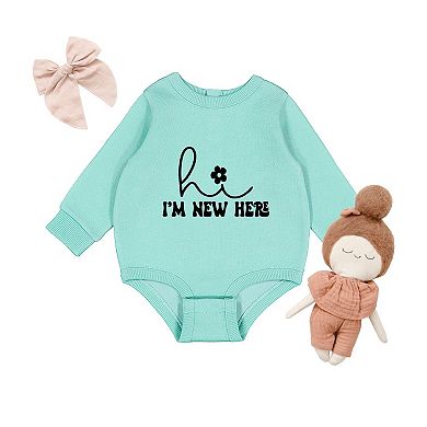 Hi I'm New Here - Infant Fleece BodySuit